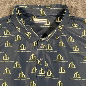 Fore Fathers Construction Drywall Golf Polo Shirt Mens 2XL Stretch Performance